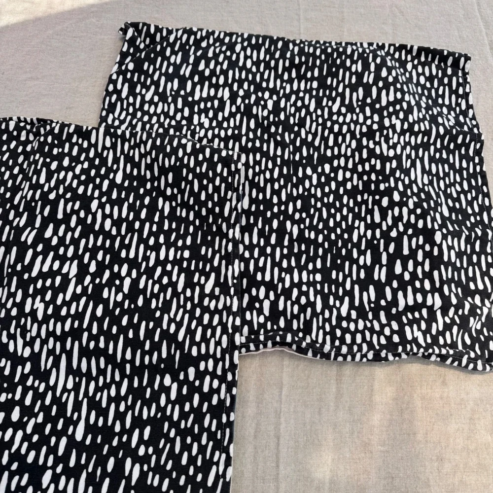 IKEA VINTER 2017 Pillow Covers 20x20 Blue White Mountain Abstract Scandi Set 2